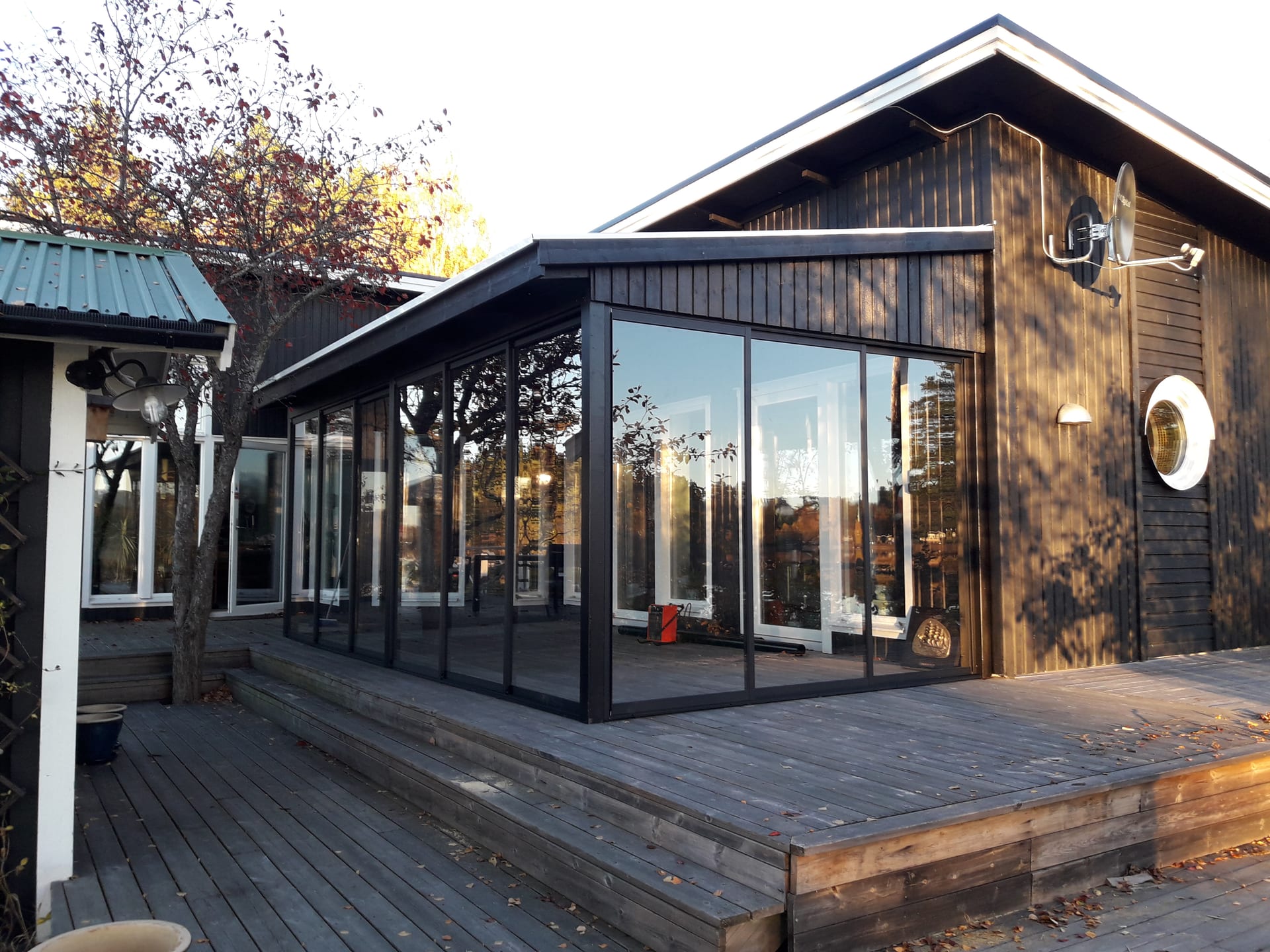 En altan att njuta av – oavsett väder